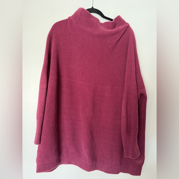Free People “Ottoman Slouchy Tunic” (“Pomegranate Wine”) - Picture 4 of 5